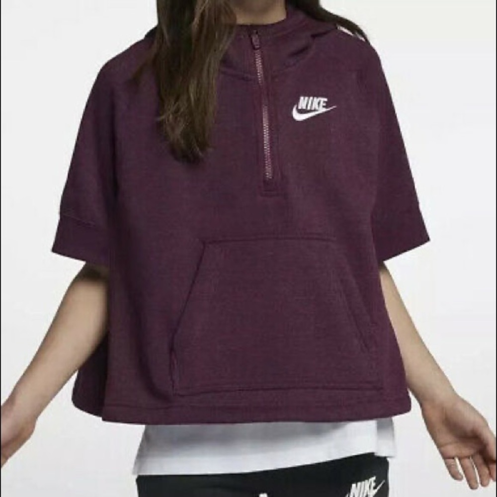 Nike sweater poncho